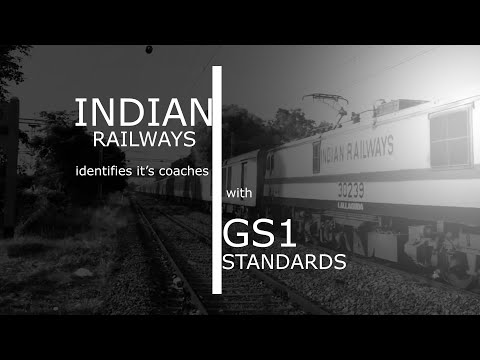 Indian Railways identifies it's coaches with GS1 Standards