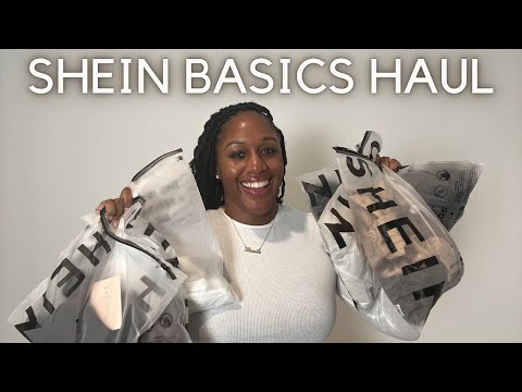 SHEIN BASICS HAUL | FALL + WINTER BASICS MUST HAVES #shein #sheinhaul