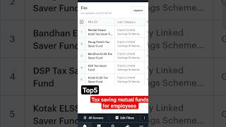 Tax saving mutual funds for 2024 #elssmf #mutualfunds #taxsavingtips