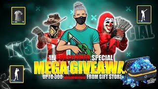 Giveaway Free Bundle 300 Diamond 😱 And 8 Kill Booyah Dg Abhay Gaming Free Fire Live