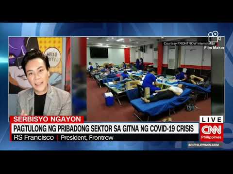 PAGTULONG NG PRIBADONG SEKTOR SA GITNA NG COVID19| FRONTROW INTERNATIONAL