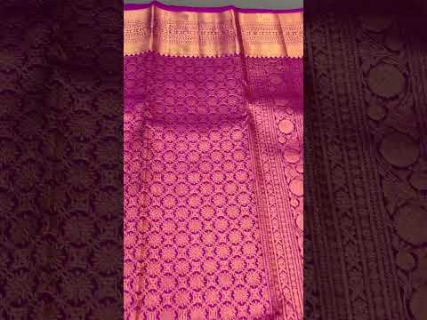 SareeSensations: Kanjivaram Gold Zari Silk Saree: A Timeless Classic Beauty (Rs. 15,600)