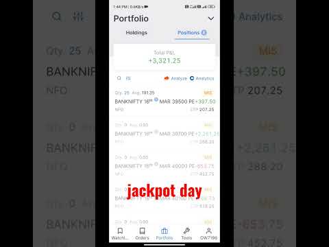 jackpot day earn 3.4k profit in banknifty