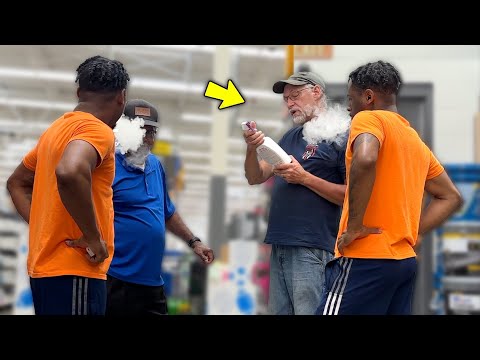 Blowing Smoke In Strangers Face!