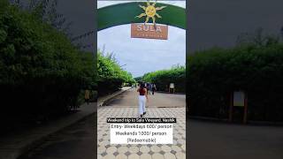 Sula Vineyard | Weekend trip to Sula Vineyard Nashik #sulavineyards #travelfitnancy