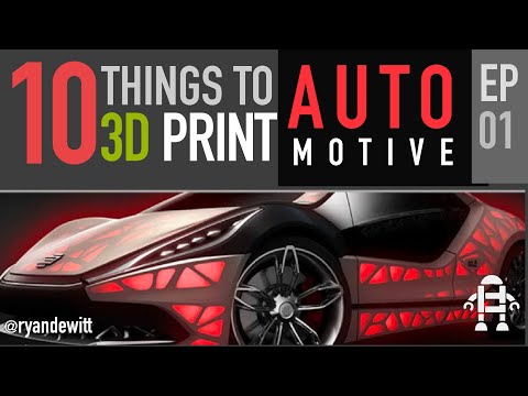 3D Printed Car Parts - 10 Things Thursday