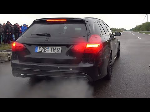 740HP Mercedes C63 AMG W205 Acceleration Sound