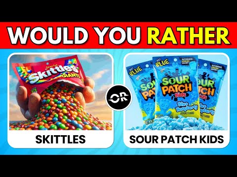 Would You Rather...? 🍭 | Sweet VS Sour JUNK FOOD Edition 🍋