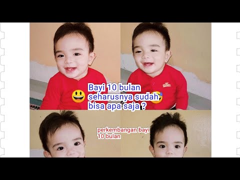 Perkembangan bayi 10 bulan #bayi1bulan #bayiaktif #bayipandai