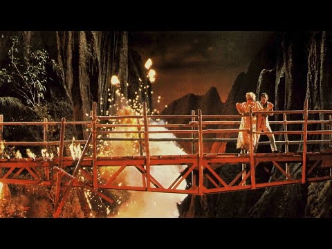 When Time Ran Out (1980) Bridge Over Molten Lava | Volcano Scene