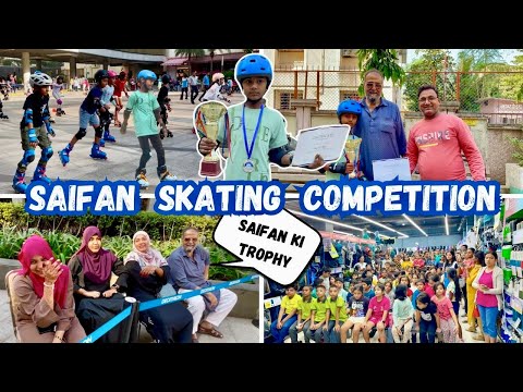 R City Mall me hua Saifan ka Skating Competition | Puri Family Ek Sath Gyi | Trophy Aayi Ghar | 2024