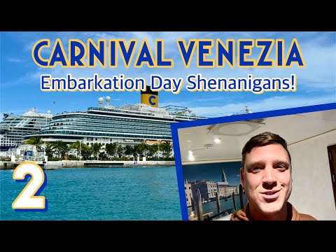 Carnival Venezia: Embarkation day shenanigans! | PART 2, January 2024