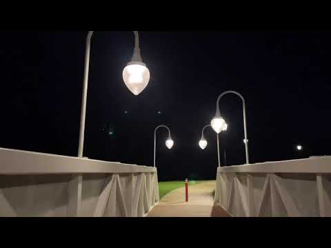 New Walkway Path from Grand Floridian to Magic Kingdom at Night