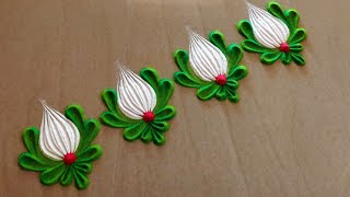 BORDER Rangoli design❣️  Side Border designs 💖💖 Relaxing sand art !! Rangoli by kalai