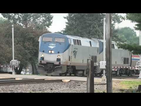 Perfect K5LA:  Amtrak 54 Leads Train #6 Princeton, IL 8/15/24