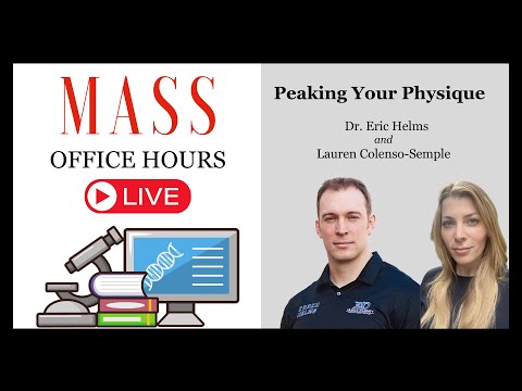 MASS Office Hours Episode 8 (Peaking Your Physique)