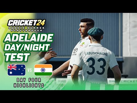 Australia v India - 2nd Test | Day Four | Cricket 24 Playthrough