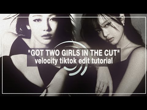 "GOT TWO GIRLS IN THE CUT" Tiktok trend alight motion editing tutorial