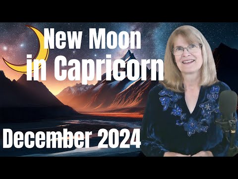 New Moon/Black Moon – Unstoppable Energy for the New Year – new moon in Capricorn December 30, 2024