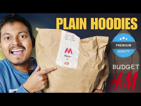 Budget H&M Winter Hoodies & Sweatshirt | Myntra X H&M Review