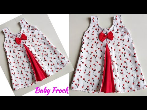 Baby Frock/Dress Cutting and Stitching | A-line Baby Frock Cutting and Stitching | Baby Frock Design