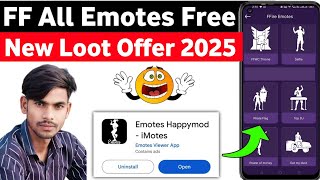 all emote and free happymod dance skin tool || Free Fire Me Emote Kaise Le || Free Fire Emote App