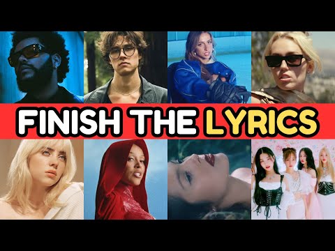 Finish The Lyrics - Most Popular Viral TikTok Songs | Music Quiz 🎵