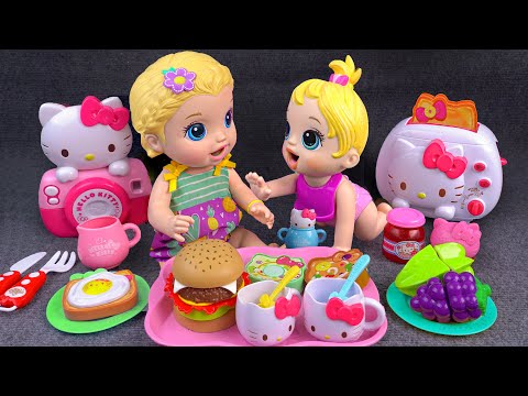 75 Minutes Hello Kitty Kitchen Play Set, Satisfying Unboxing Disney Collection | Tina Unboxing Toys