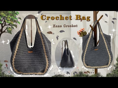 Beautiful Crochet Tote Bags 🧶 Large Capacity Crochet Bag 💖