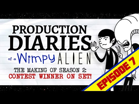 Production Diary of a Wimpy Alien 7 - Our Contest Winner (Wimpy Kid / Alien / Predator Parody)