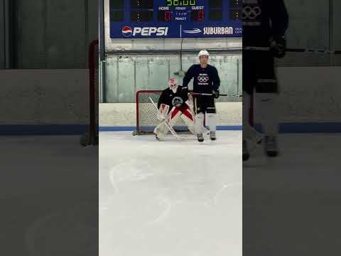 NHL Goalie Training Tip Screen Deflection Drill | 🎥 by @coachliddell