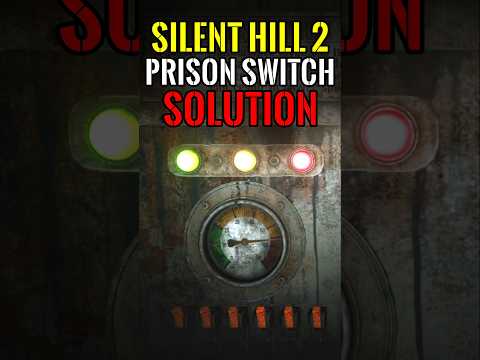 Silent Hill 2 - Prison Generator Switch Puzzle (1 min guide)