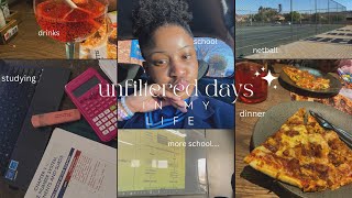 Unfiltered days in my life (school,studying,dinner,netball)| South african Youtuber