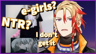 Axel doesn't understand JAPANESE E-GIRLS! 【Holostars EN | Axel Syrios】