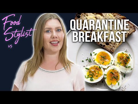 How a Food Stylist Does “Work From Home” Eggs | Food Stylist vs Quarantine Breakfast