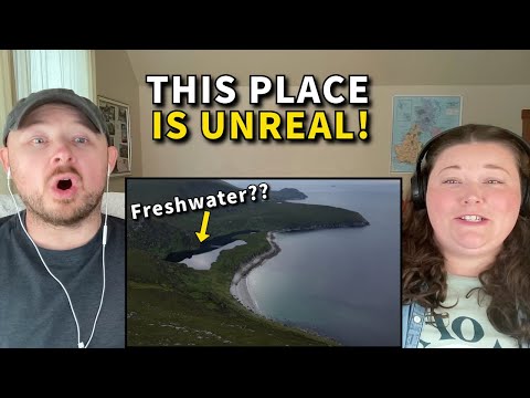 Americans React: Annagh Strand - Hidden Beach on Achill Island, Ireland