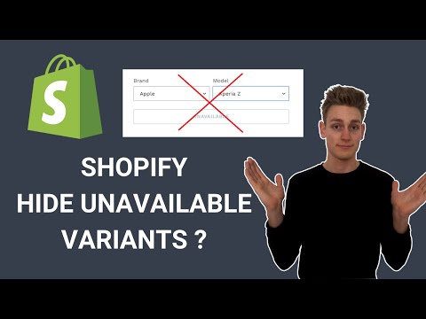 Shopify Hide Unavaliable Variants