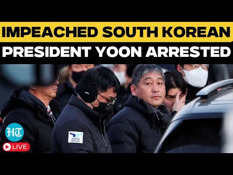 LIVE | South Korean President Arrested For Questioning, Leaves Compound In Motorcade | Martial Law