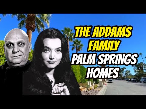 Walking Tour-THE ADDAMS FAMILY, Jambi The Genie, Cindy Williams & Other Palm Springs Celebrity Homes