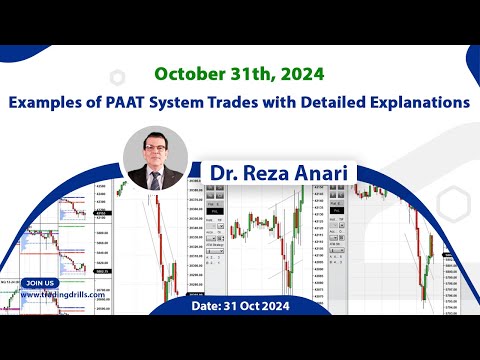 Price Action Algo Trading Live Trades/Journal: Nasdaq, Dow Jones, and S&P500 Futures - 31 Oct 2024