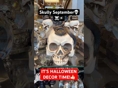 Skully September Halloween decor #shortsfeed #shortsviral #halloweeen2024