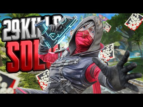 SOLO Wraith INSANE 29 KILLS and 7K Damage Apex Legends Gameplay