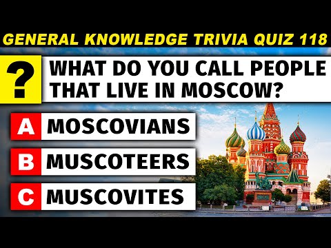 50 General Knowledge Questions That Are Quite Hard To Answer  - Quiz 118