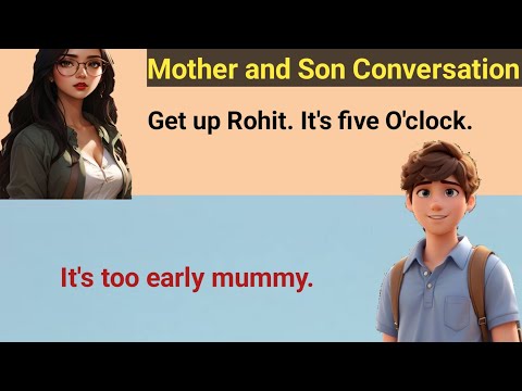 Mother and Son Conversation - Improve English Speaking Skills