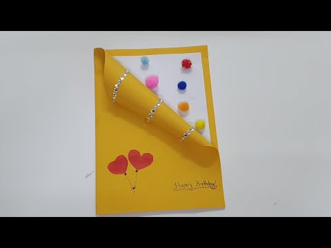 DIY birthday card | How to make birthday card | #short #birthdaycard