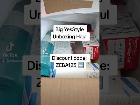 Discount code: ZEBA123 ⬅️ #yesstyle #beauty #skincare #discount #tiktok