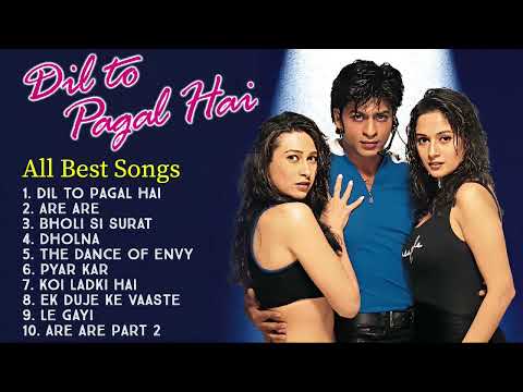 Dil To Pagal Hai Movie All Songs | Lata Mangeshkar | Udit Narayan | Hariharan | Evergreen Old Songs