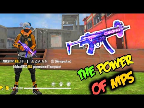 Confidence on MP5 IN garena free fire | the Power of MP5 | revenge time 😈🤬🔥 | headshots | free fire