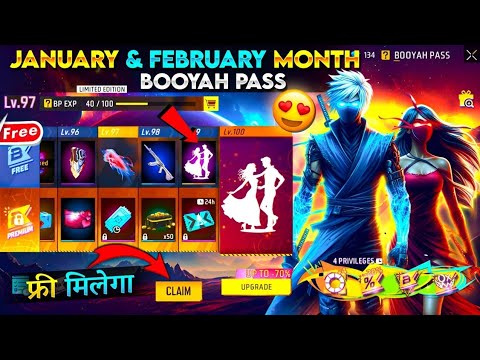 Next January & February Booyah PassNext Booyah Pass Free Fire | Free Fire NewEvent