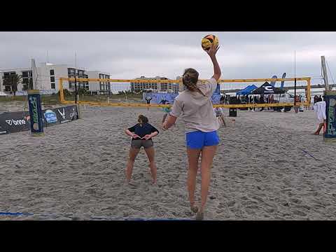 Super Girl Beach Volleyball JAX BEACH - Girls 18U - Haen/Navidi vs Genest/Schrock - Set 1